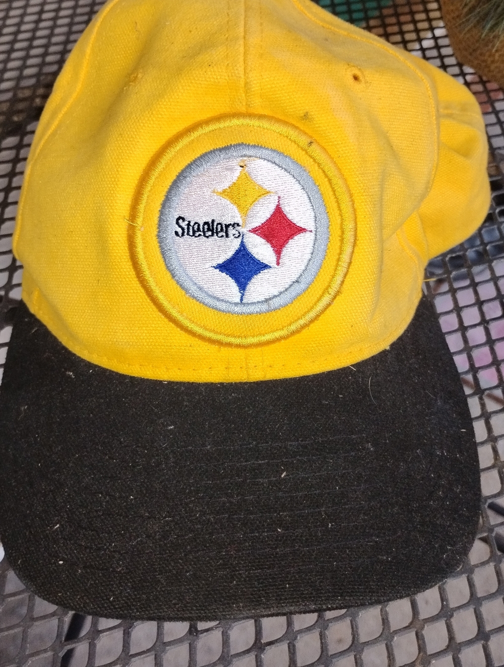 Pittsburgh Steelers Hat Cap Strap Back One Size NFL Football Starter vintage ...